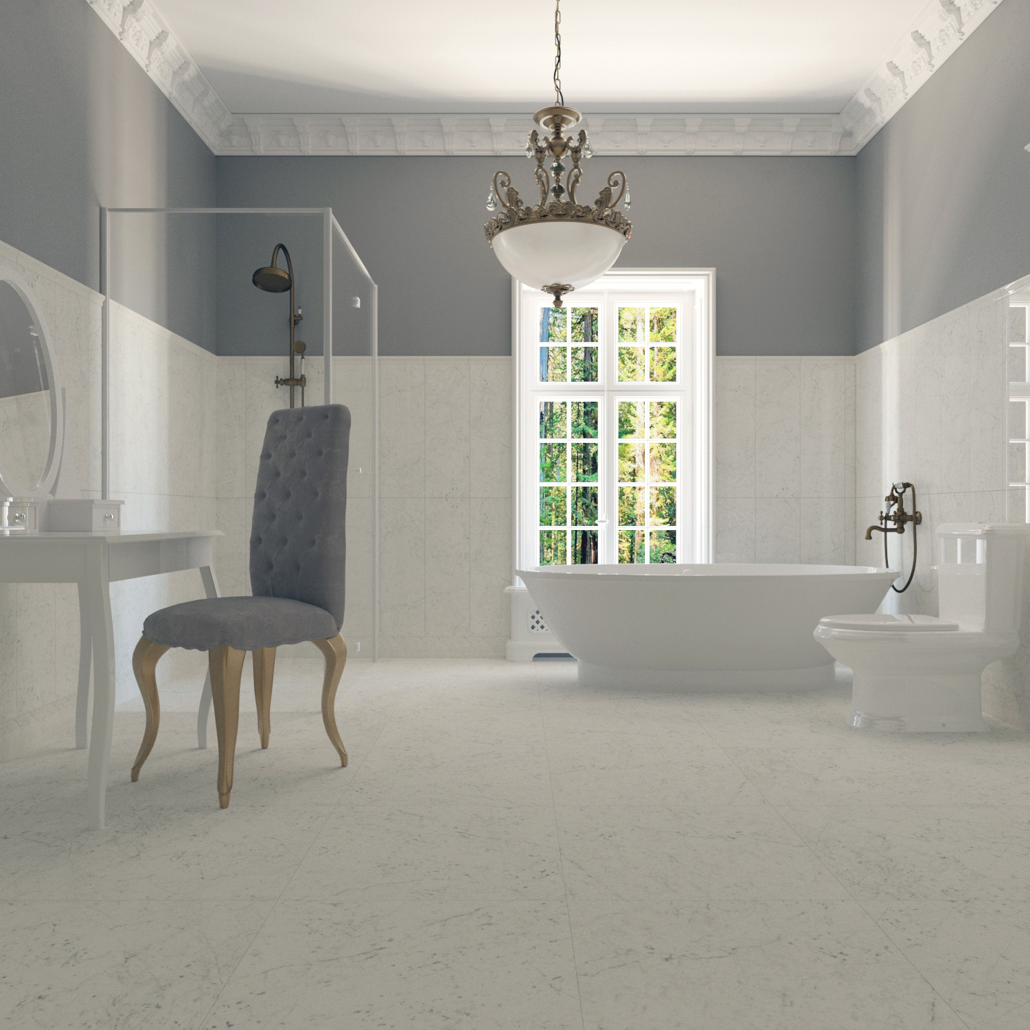 Ванные комнаты.