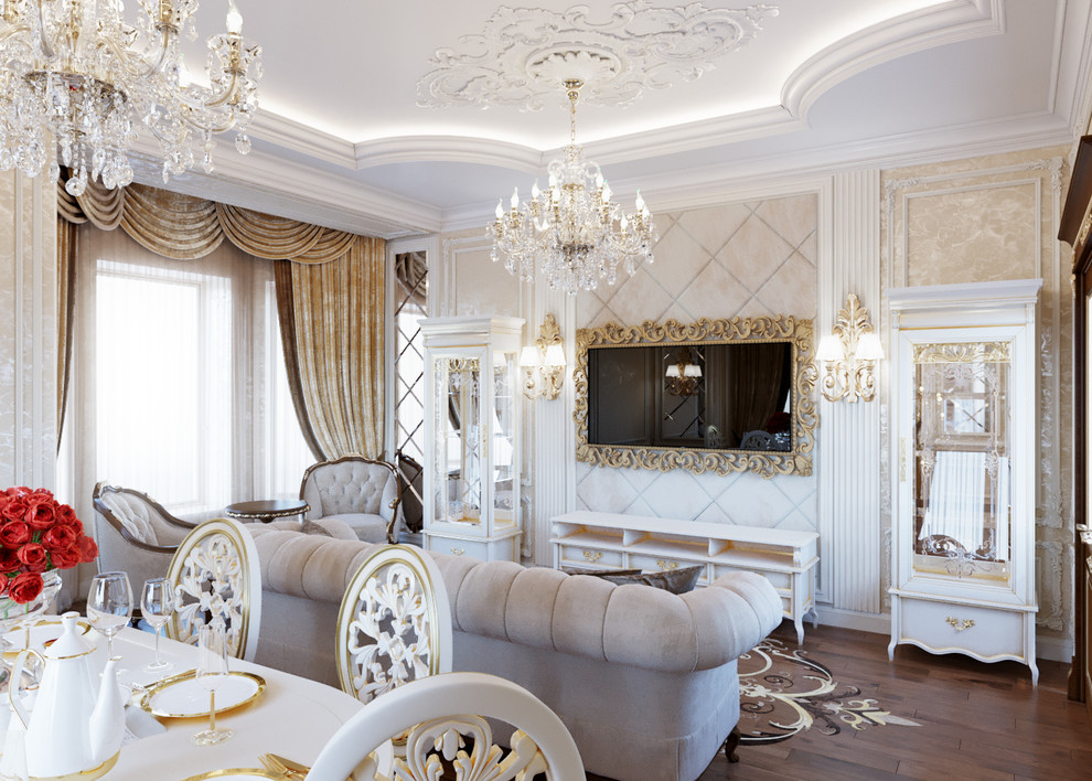 Обложка проекта: Гостиная в стиле Барокко