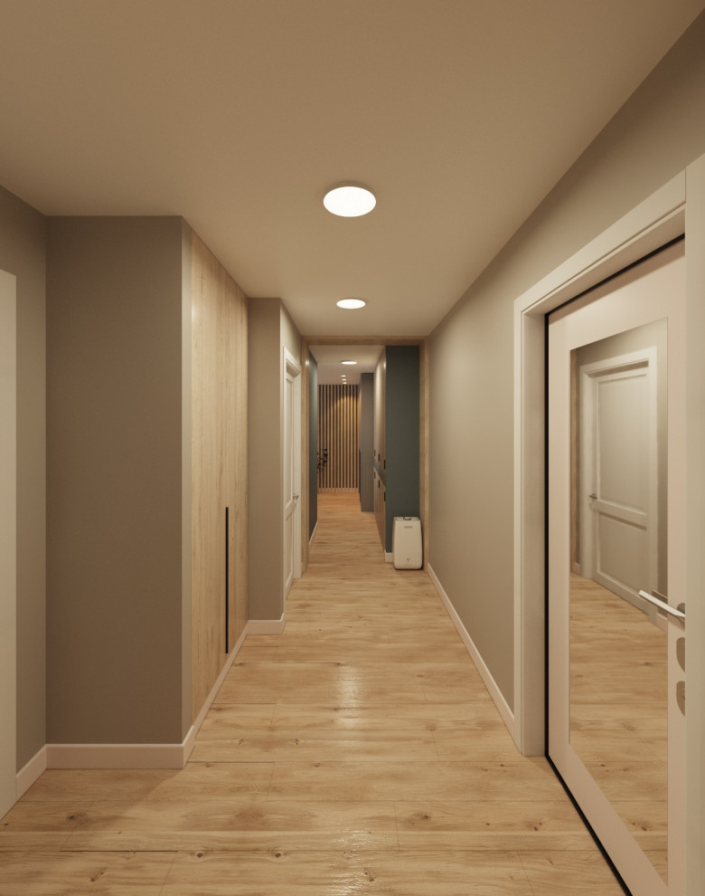 Дизайн проект двухкомнатной квартиры на Грайвороновской улице в Москве