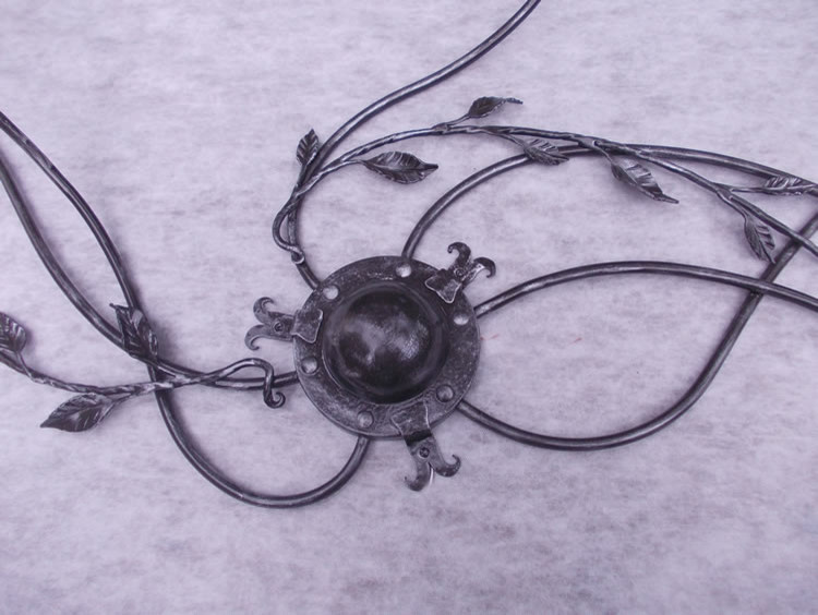 Wrought iron chandelier