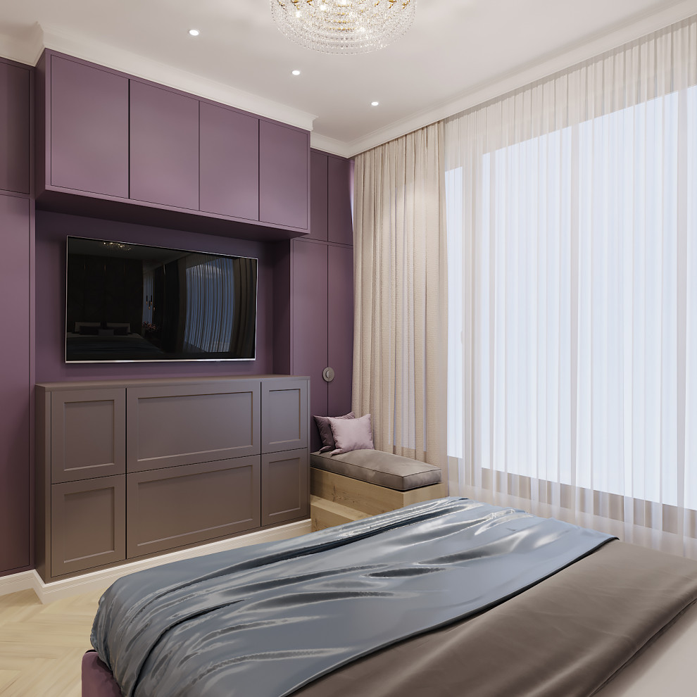 Дизайн спальни. ЖК. Береговой.