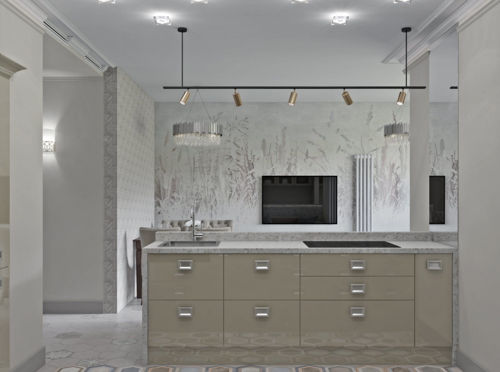 Дизайн-проект квартиры в ЖК Мосфильмовский