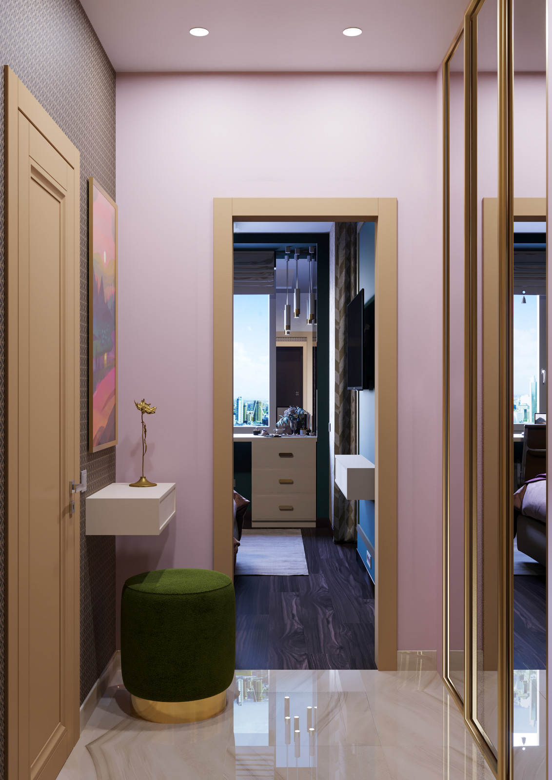 Дизайн однушки в ЖК Новое Тушино