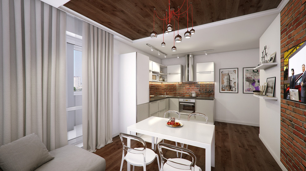 Квартира с элементами лофт