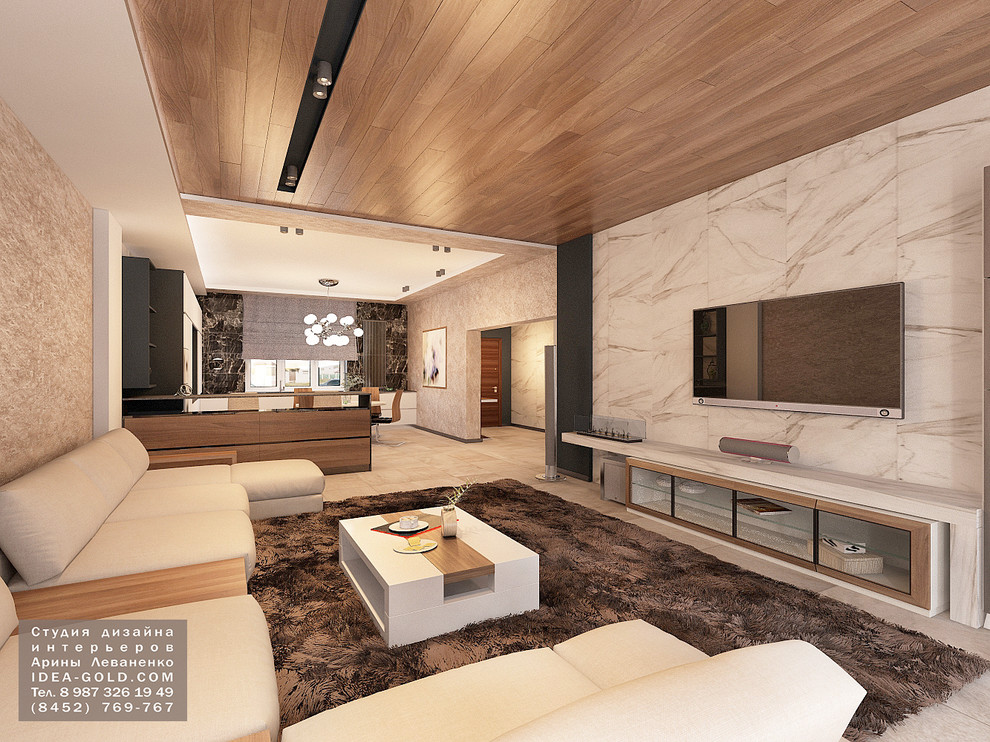 Загородный дом "Контрастные черты"