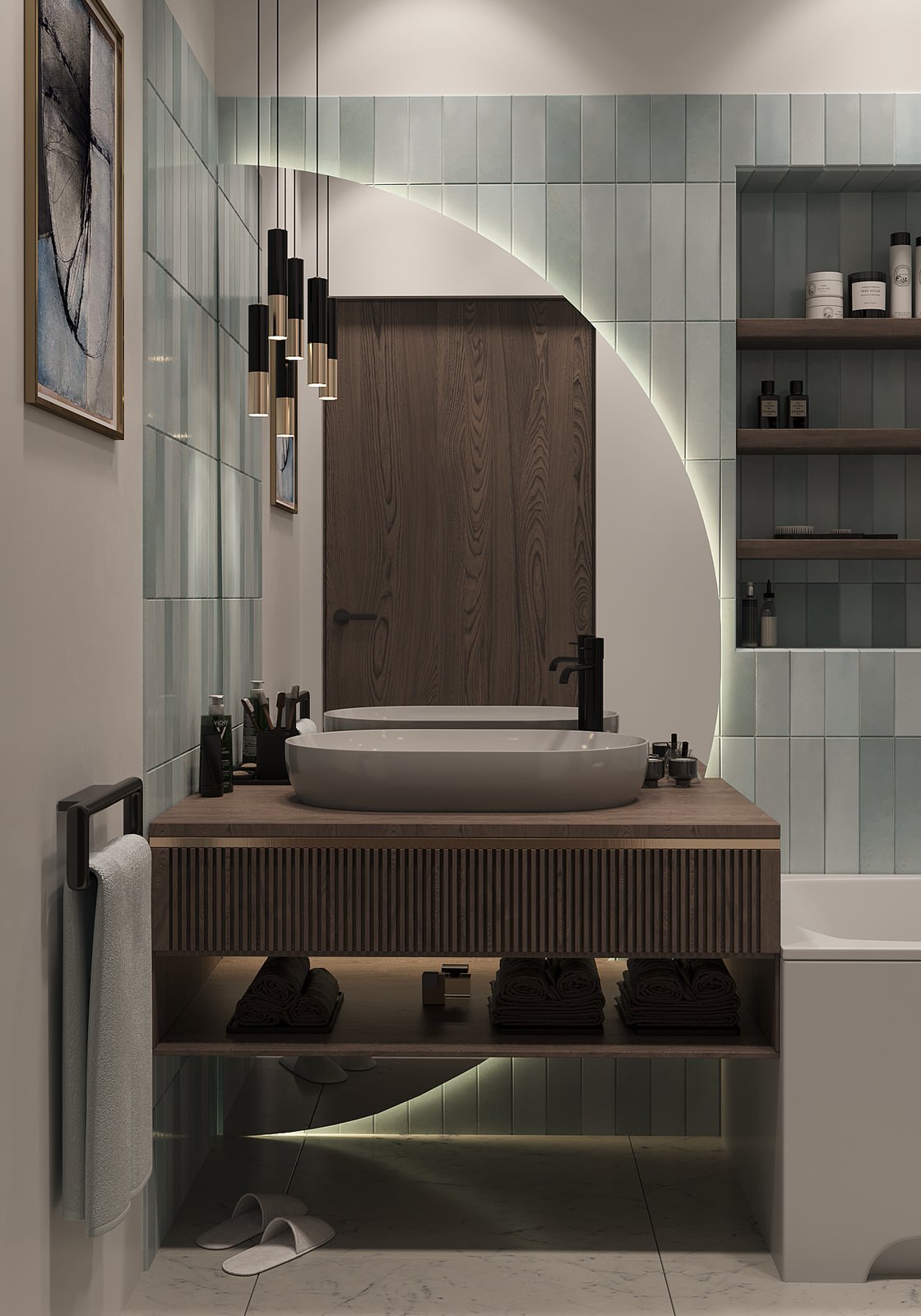 Обложка проекта: Дизайн интерьера санузла