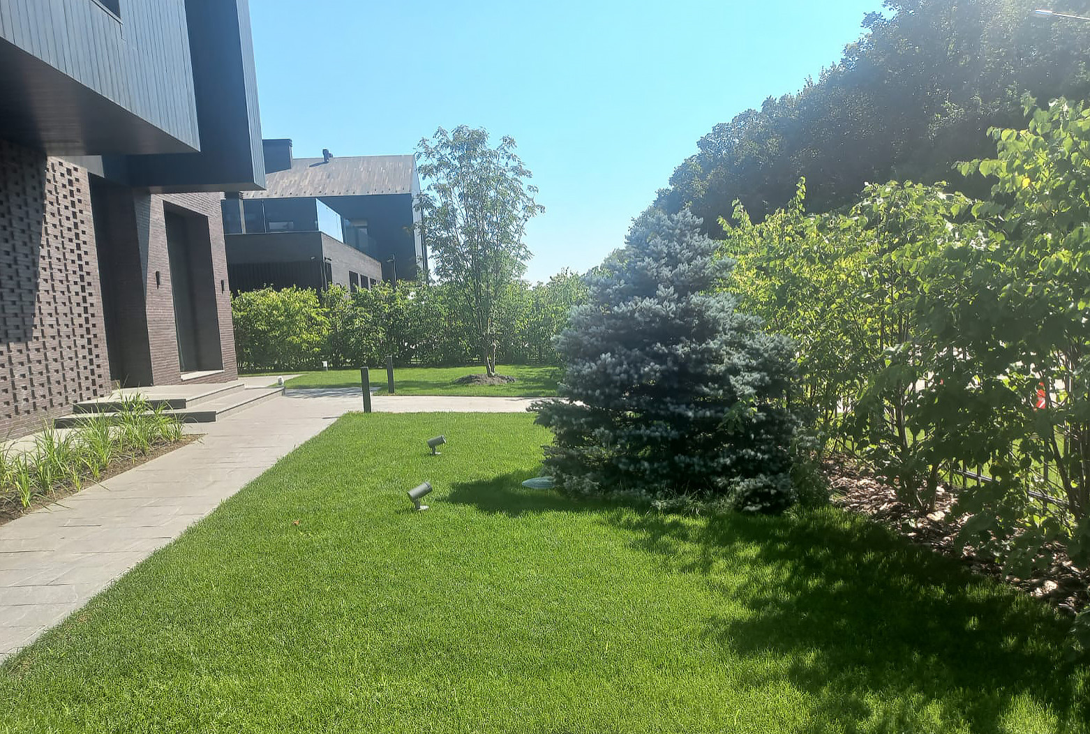 Landscape design of the territory (Voronezh region)