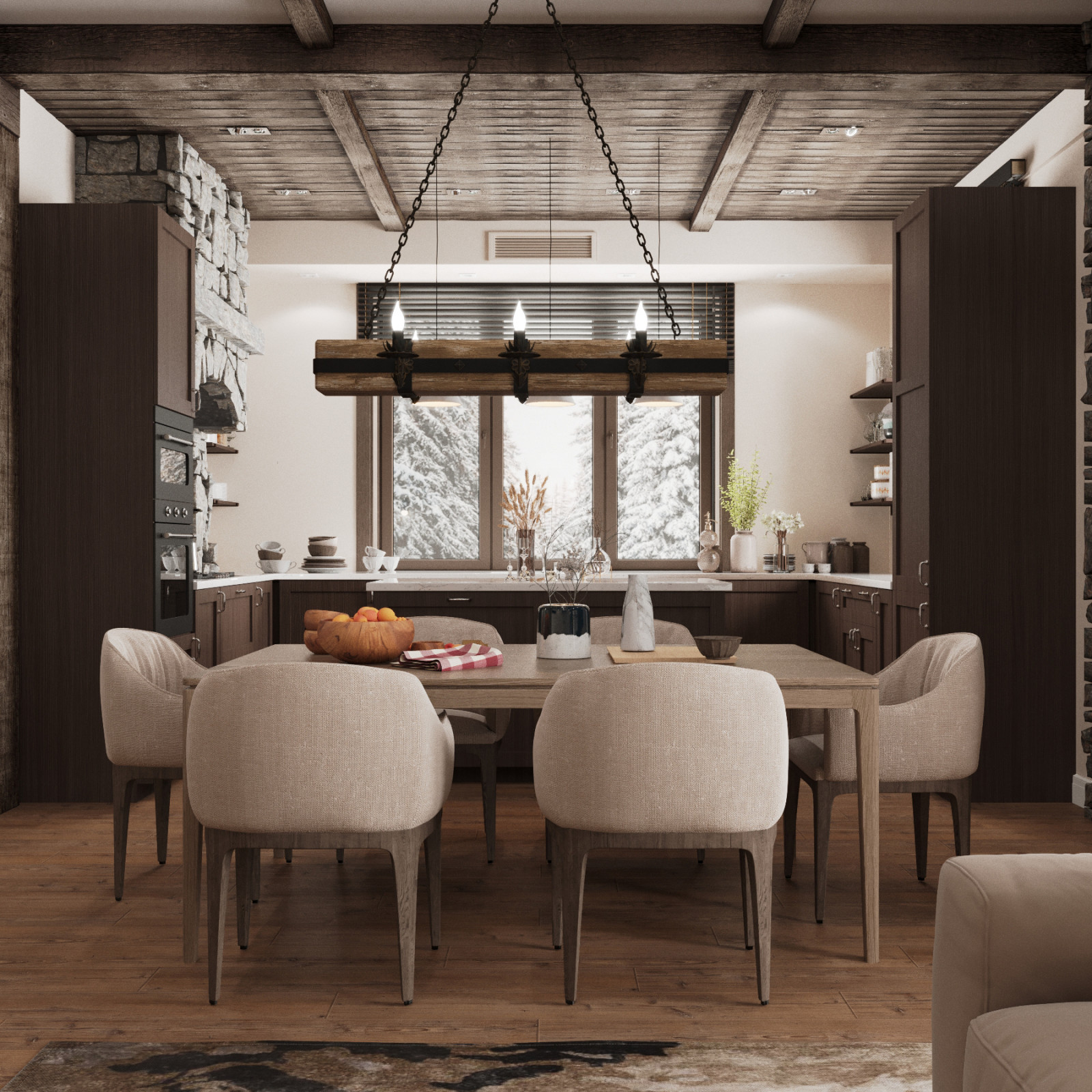 Обложка проекта: Дизайн интерьера гостиной на Луговой 41кв м