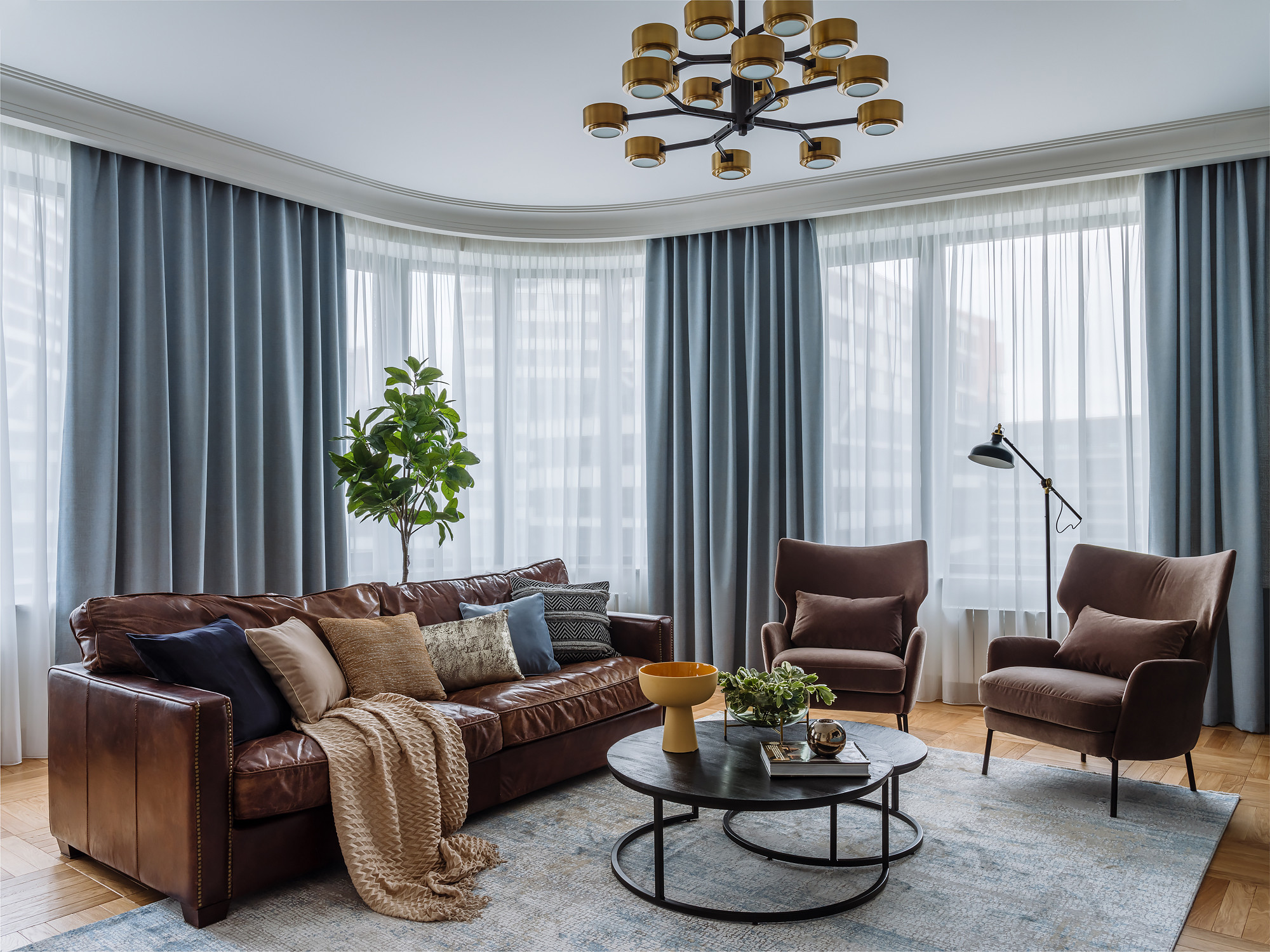 Houzz тур: Одна квартира из двух – 175 кв. м для большой семьи