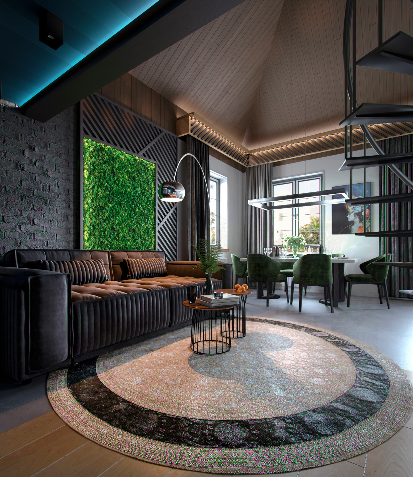 Обложка проекта: Разработка визуальной концепции шоурума (97 м2) для застройщика в г. Уфа