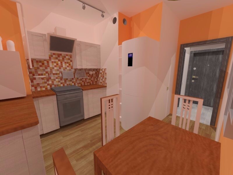 Технический дизайн маленькой квартиры