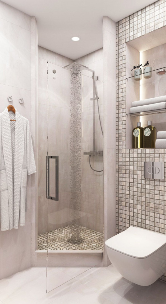 Дизайн интерьера квартиры в светлых тонах в ЖК ''Фили Сити''