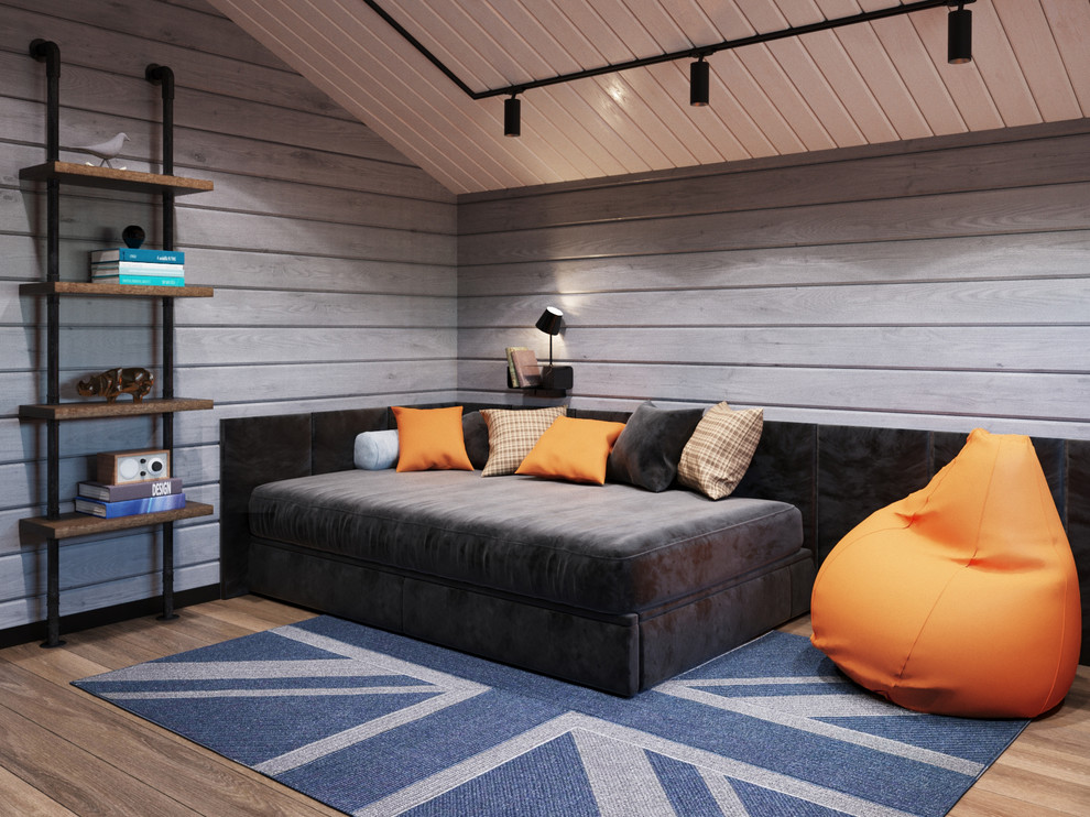 Обложка проекта: Интерьер жилого дома из клееного бруса  г. Владивосток