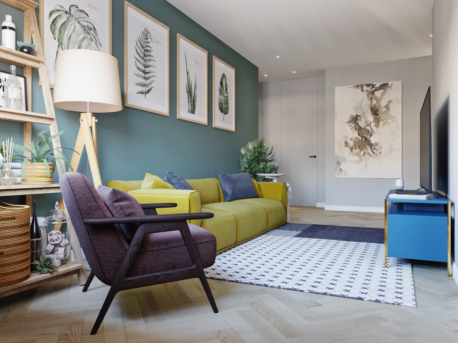 LUSH | интерьер квартиры для молодой семьи