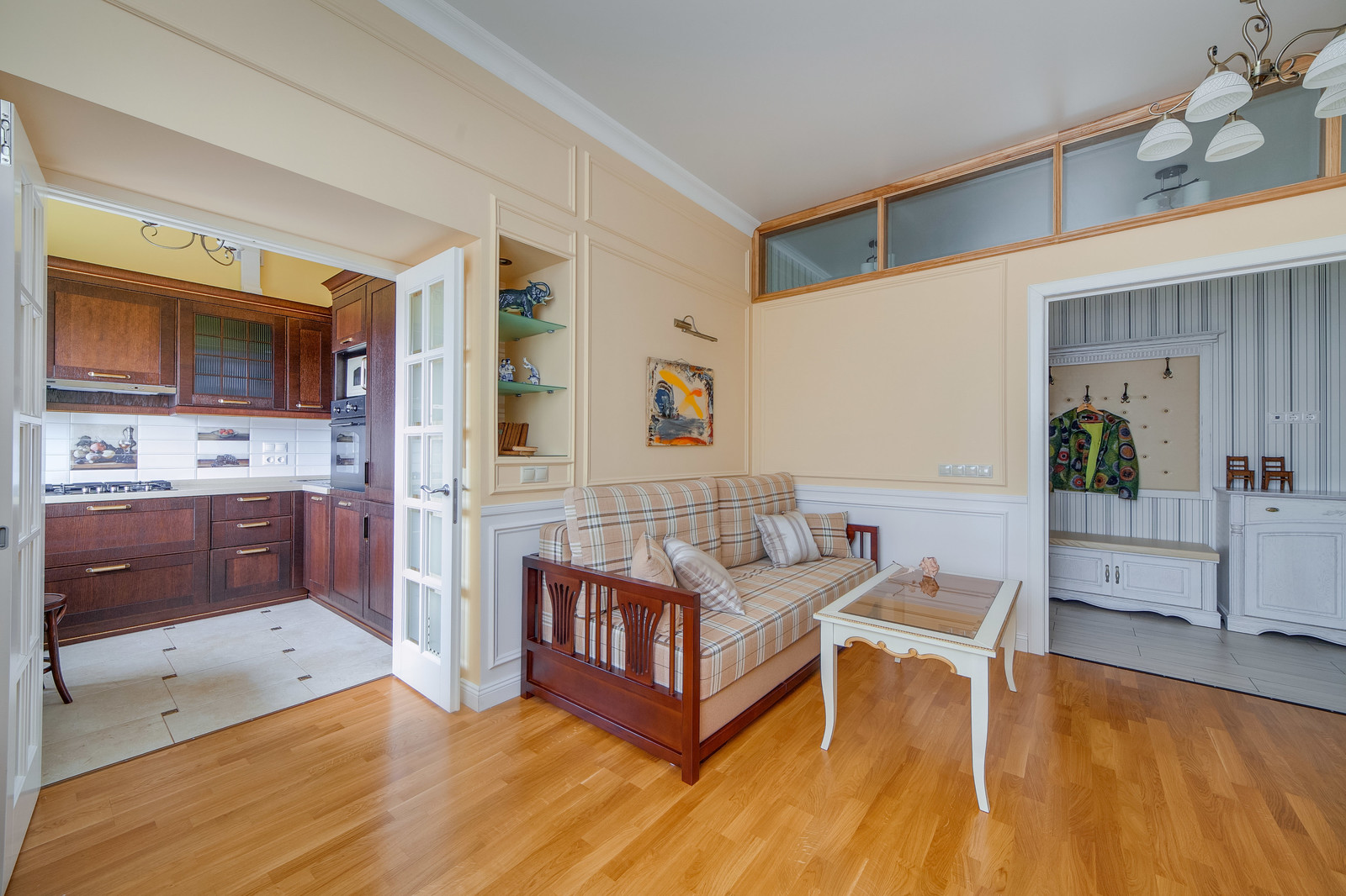 Интерьер двушки в классическом стиле