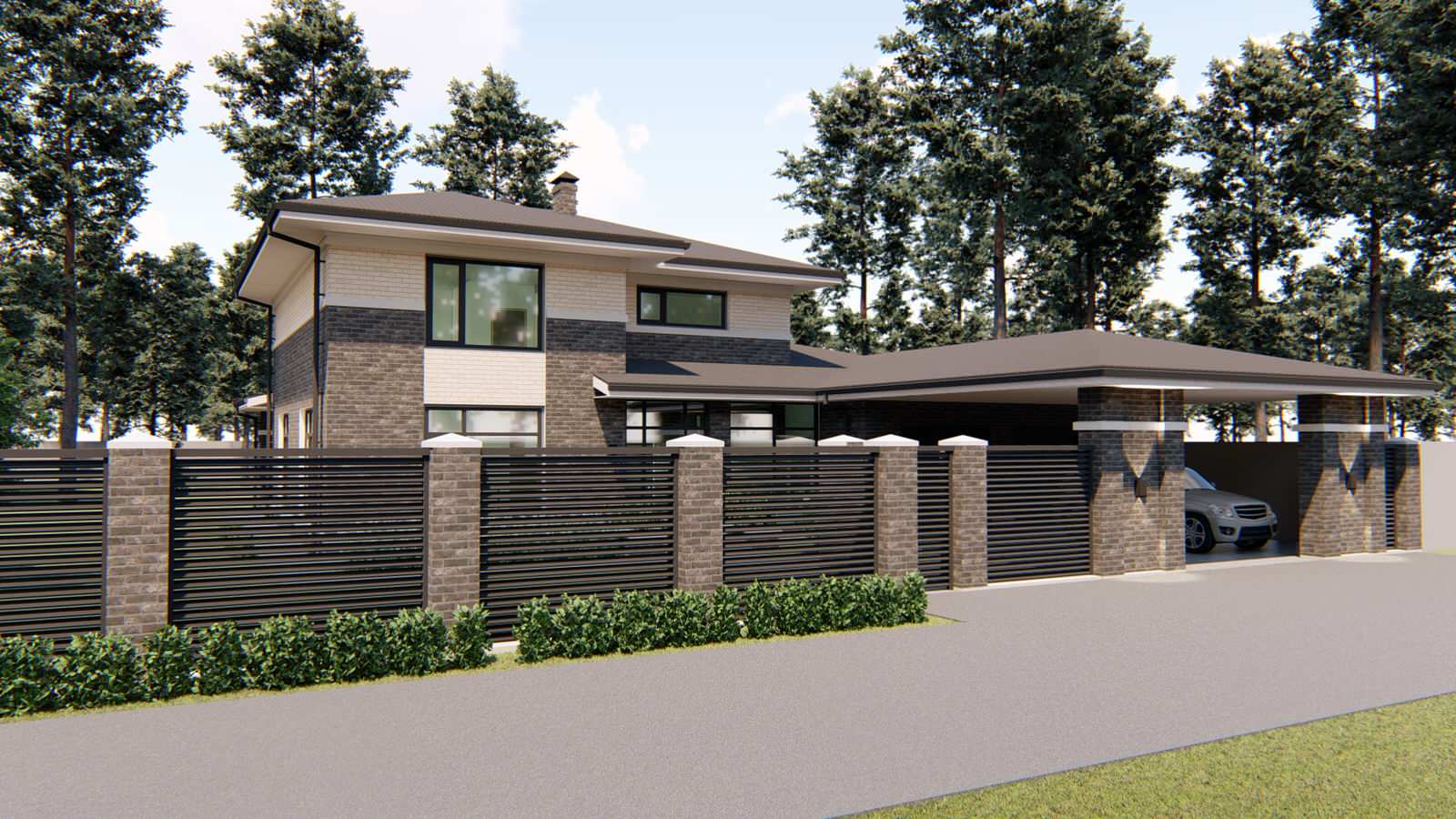 Обложка проекта: Проект коттеджа в г. Новосибирск