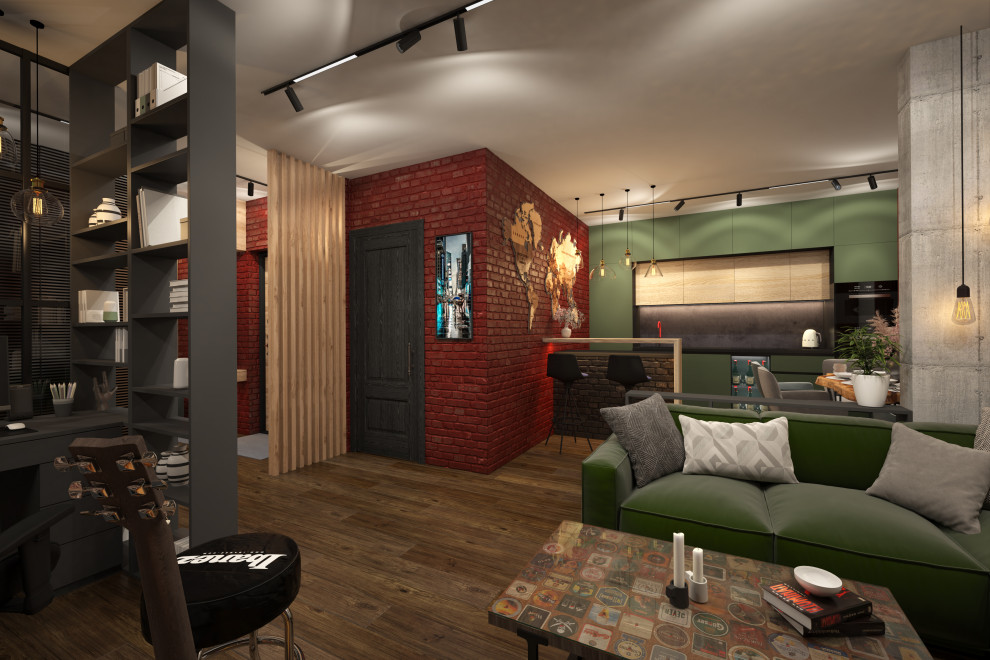 Квартира в стиле – барный лофт