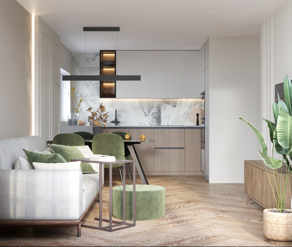 Обложка проекта: Квартира в минималистичном стиле