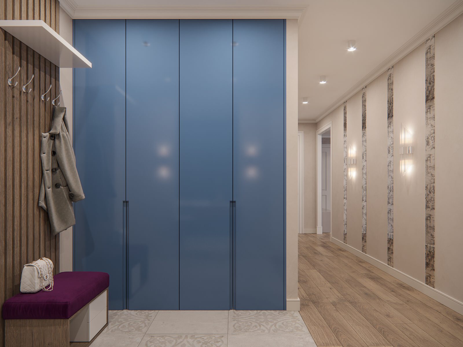 Обложка проекта: Уютная квартира в современном стиле для семьи с детьми