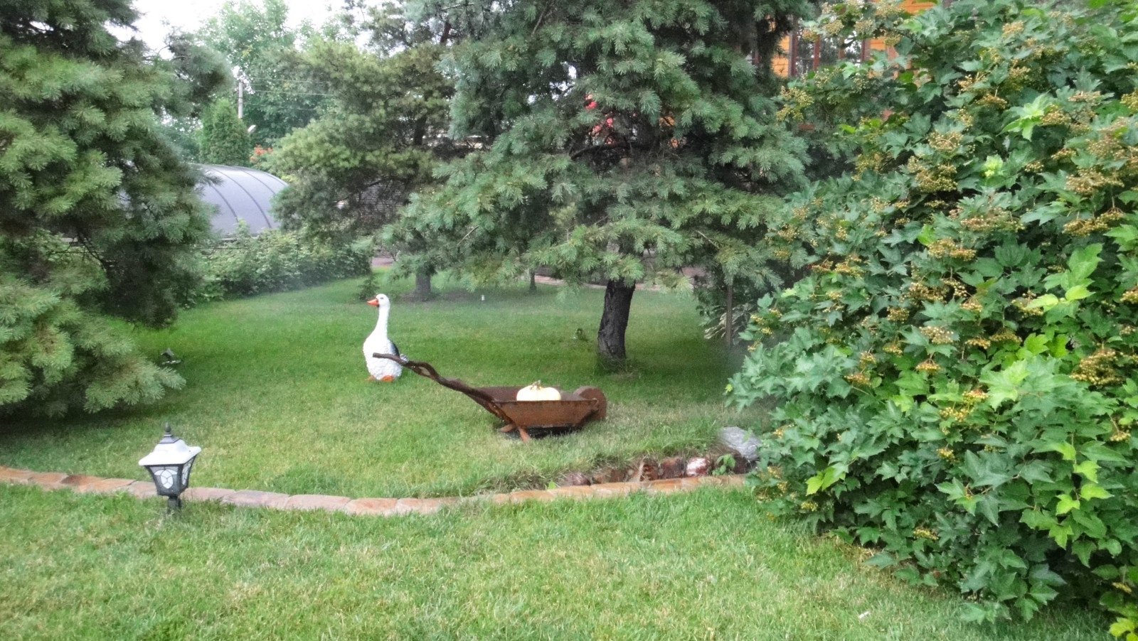 Ландшафт с бассейном