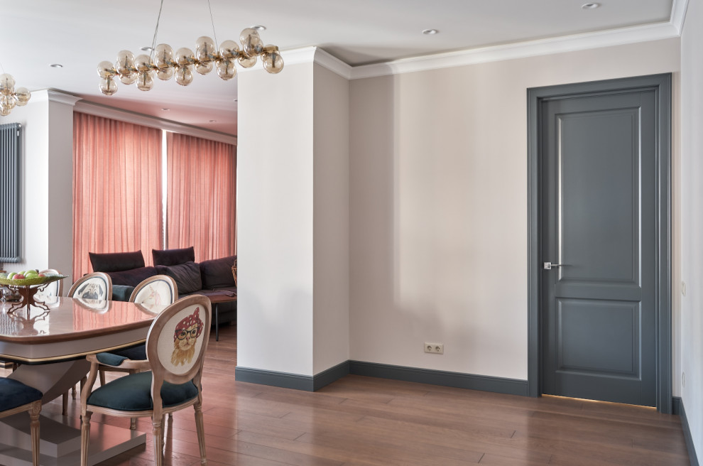 Квартира в серо-белых тонах