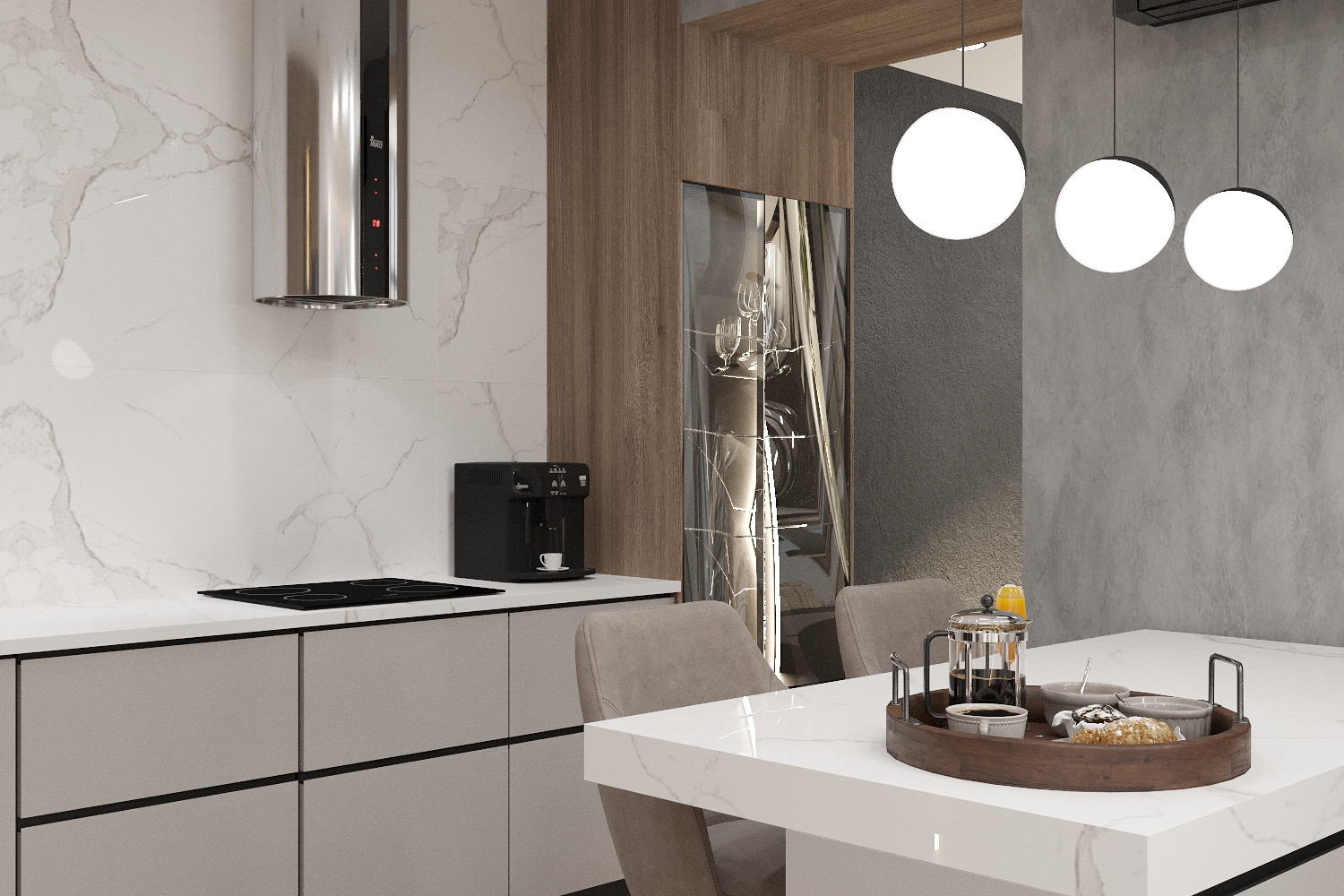 Лаконичный минимализм для молодой семьи