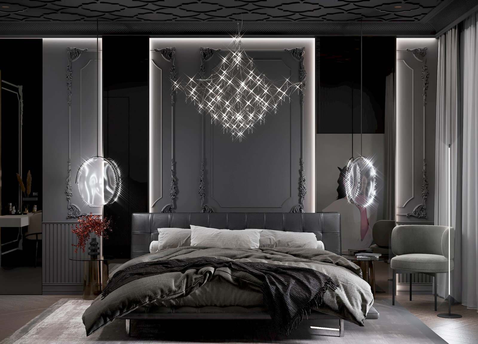 Дизайн трехкомнатной квартиры 170 м2