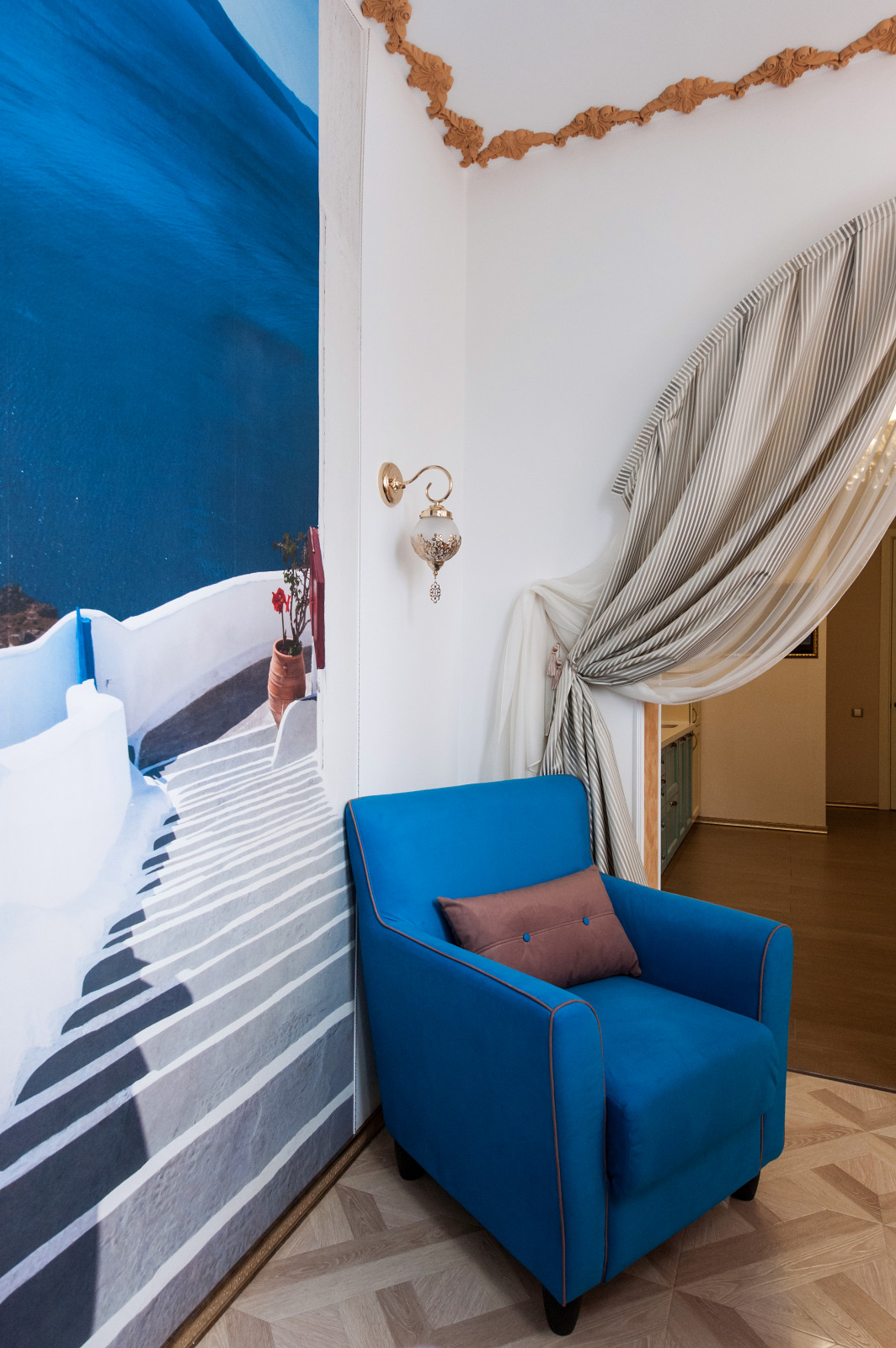 Французский прованс с элементами шебби-шик.