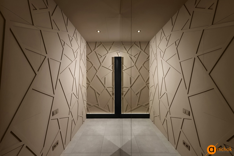 Использование фактурной штукатурки в дизайне