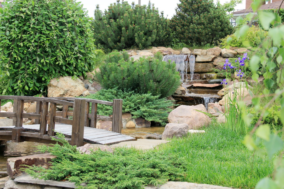 Ландшафтный дизайн участка под уклоном