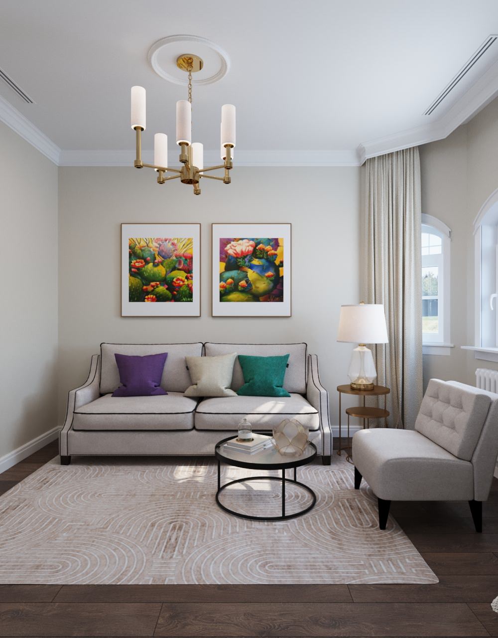 Загородный дом в стиле современной классики