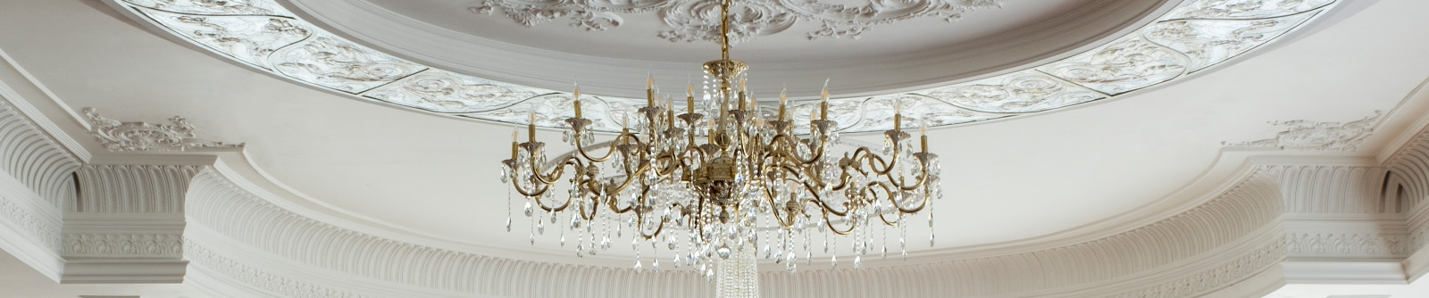 Витражный потолок в БЦ