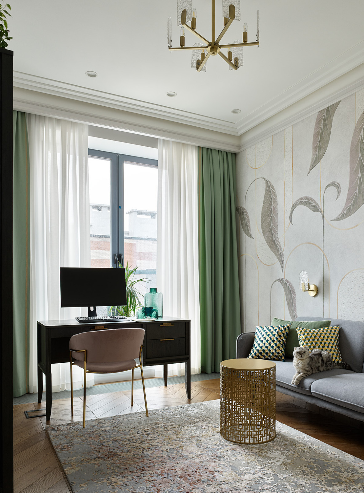 Houzz тур: Современный ар-деко для молодой семьи