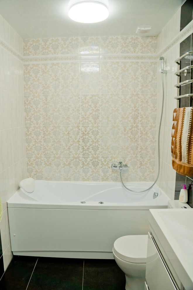 Квартира в современном стиле с элементами этно для молодой семьи