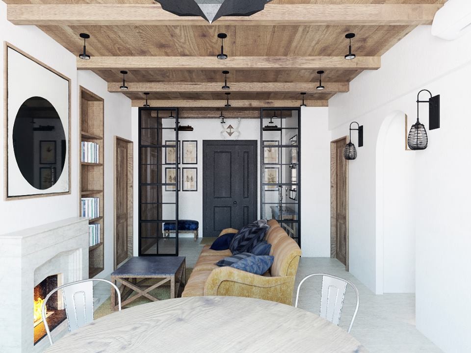 Квартира в "Сталинке". Кантри - Лофт.