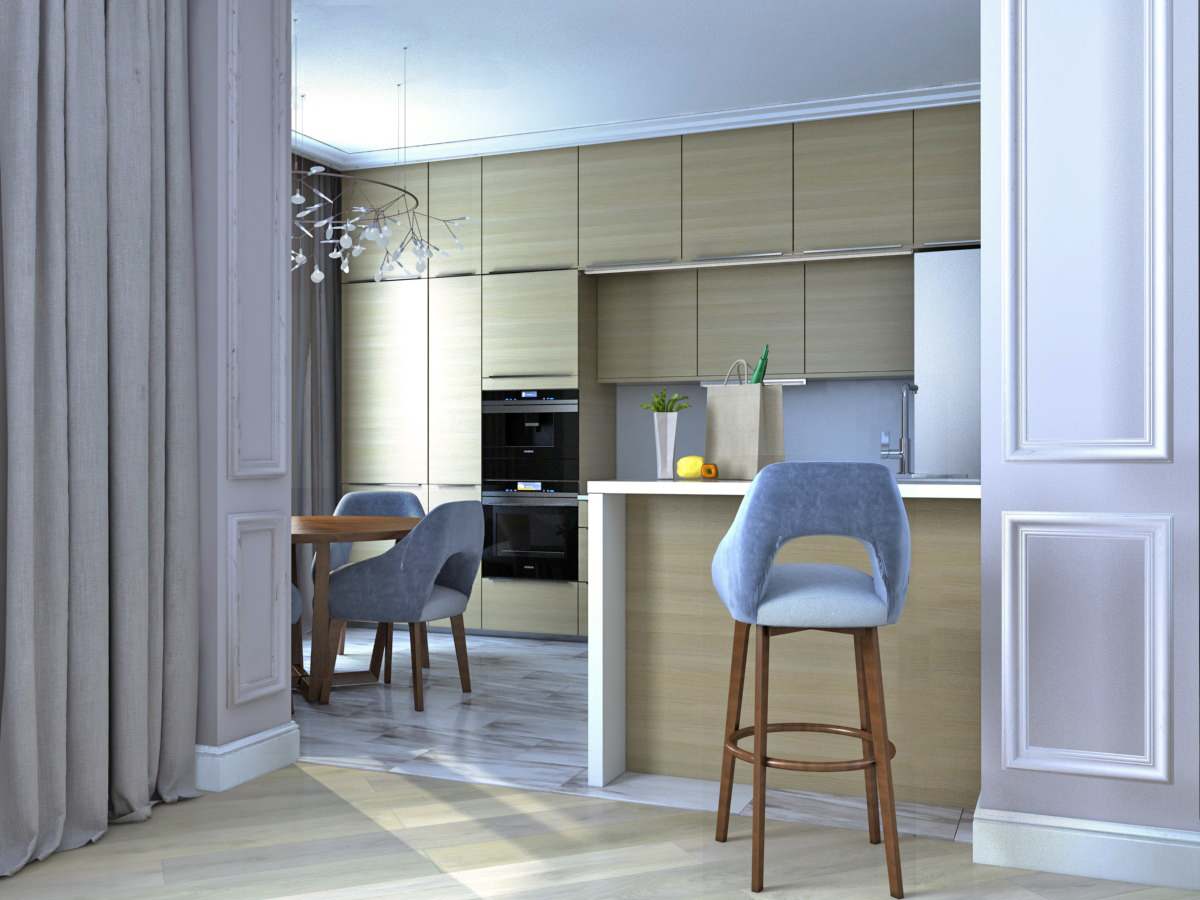 Квартира в стиле неоклассика