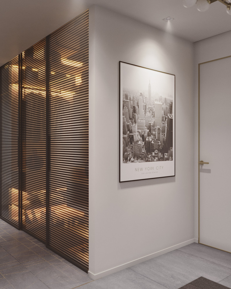 Дизайн-проект квартиры 120 кв.м.  Кухня/гостиная/столовая