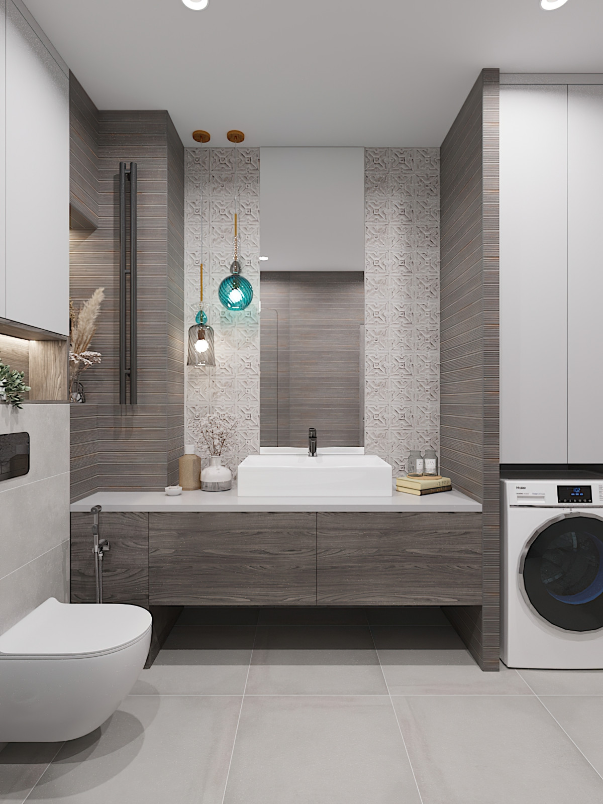 "КВАРТИРА В СИНЕ-ЗЕЛЁНЫХ ТОНАХ"