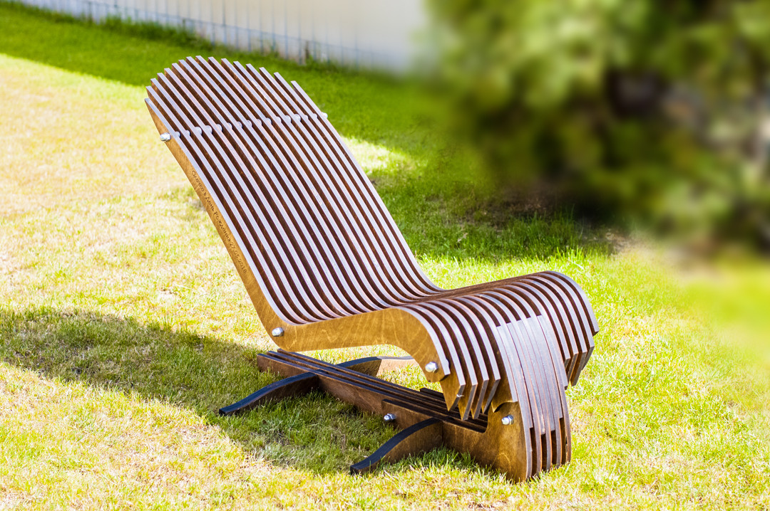 Обложка проекта: шезлонг лежак параметрический CUBARE II