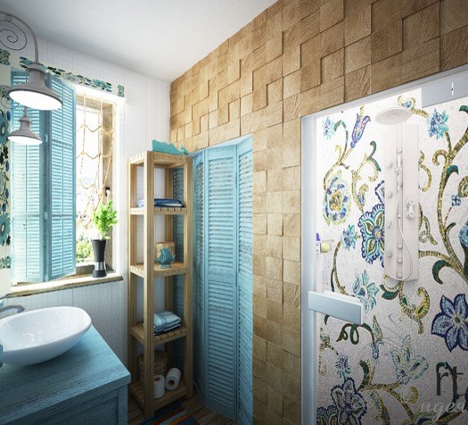 Санузел для комнаты отдыха у моря