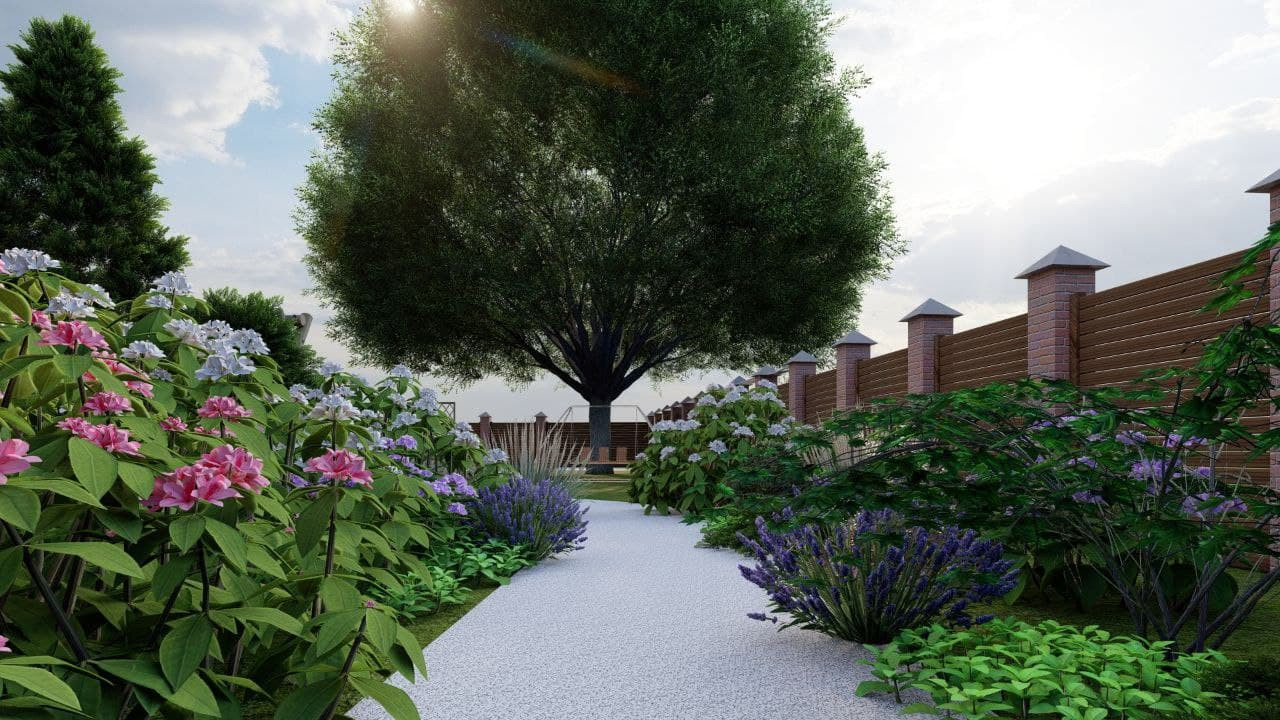 Визуализация частного участка