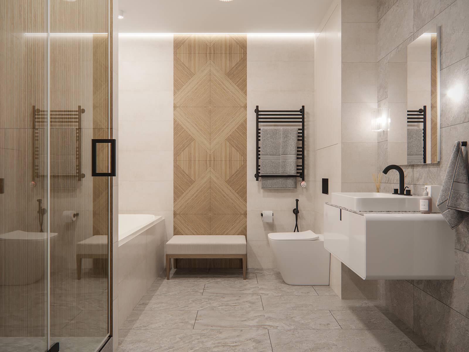 Уютная квартира в современном стиле для семьи с детьми