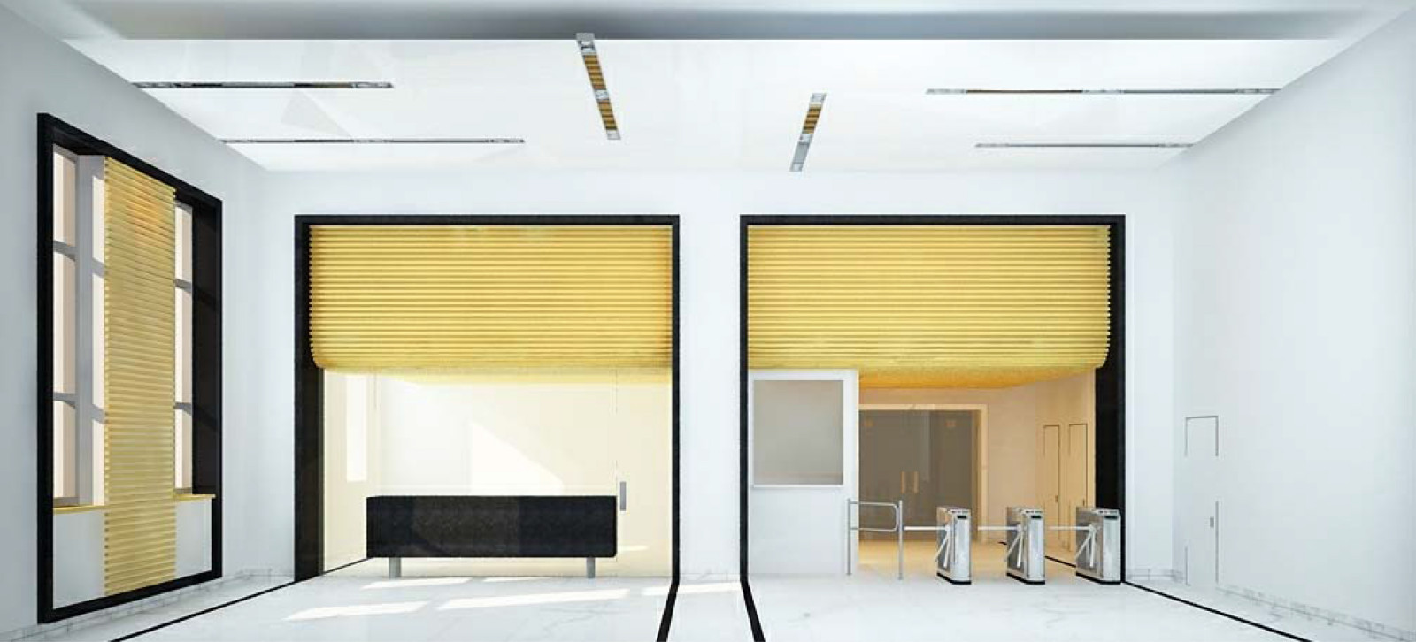 Дизайн-проект интерьера проходной завода в Санкт-Петербурге