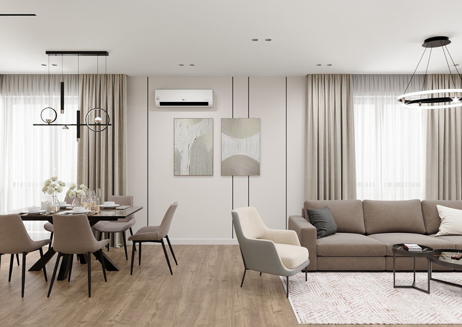 Частный одноэтажный дом