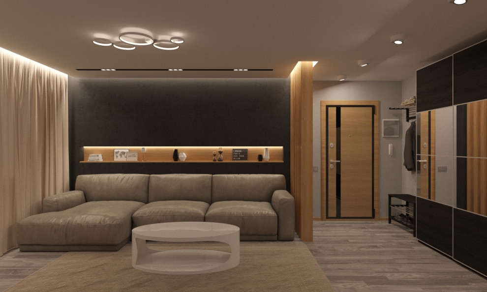 Обложка проекта: Квартира на Приморской 75 кв.м