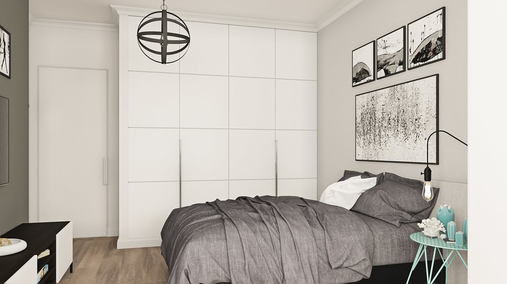 Квартира в современном стиле. Рациональное объединение пространства.