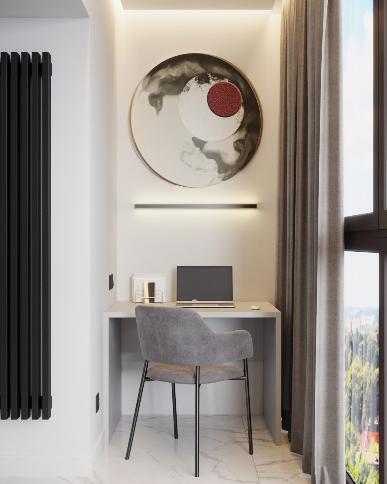 Обложка проекта: Дизайн-проект квартиры в современном стиле