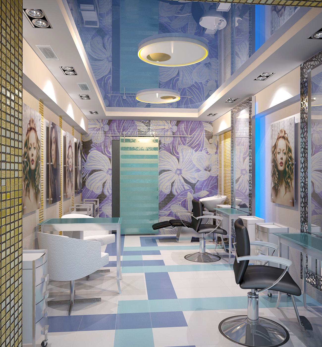 Интерьеры салонов красоты