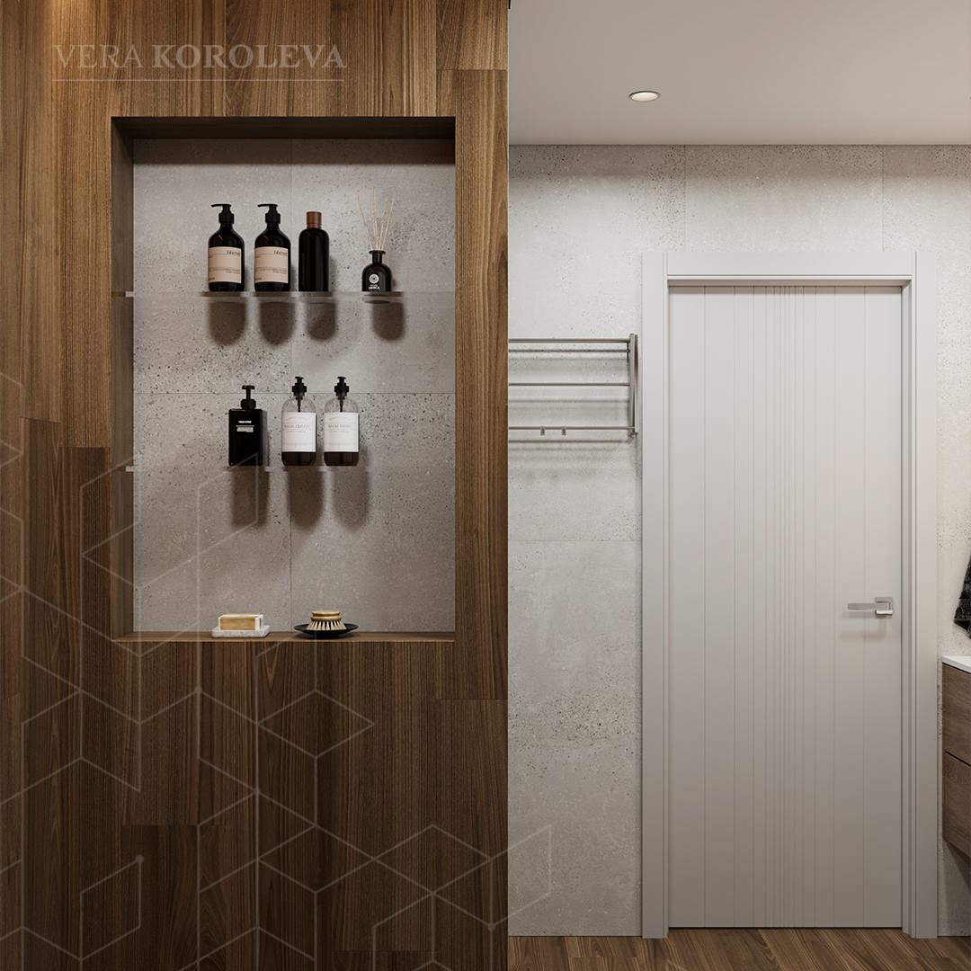 Лавандовая дымка: красивая и функциональная двушка 47 кв.м под Петербургом