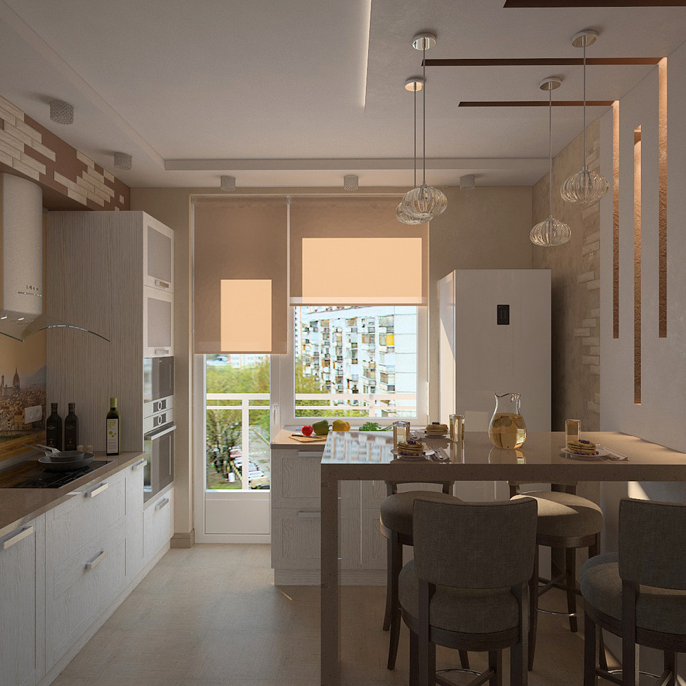 Визуализация реализованного проекта 83 м2 " ЖК Левобережная дубрава"